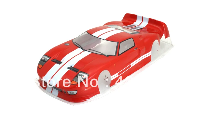 Масштаб 1/10 RC Ford GT нарисованный корпус Sprint2 RS4 TC4 Дрифт желтый/красный/серый для HPI