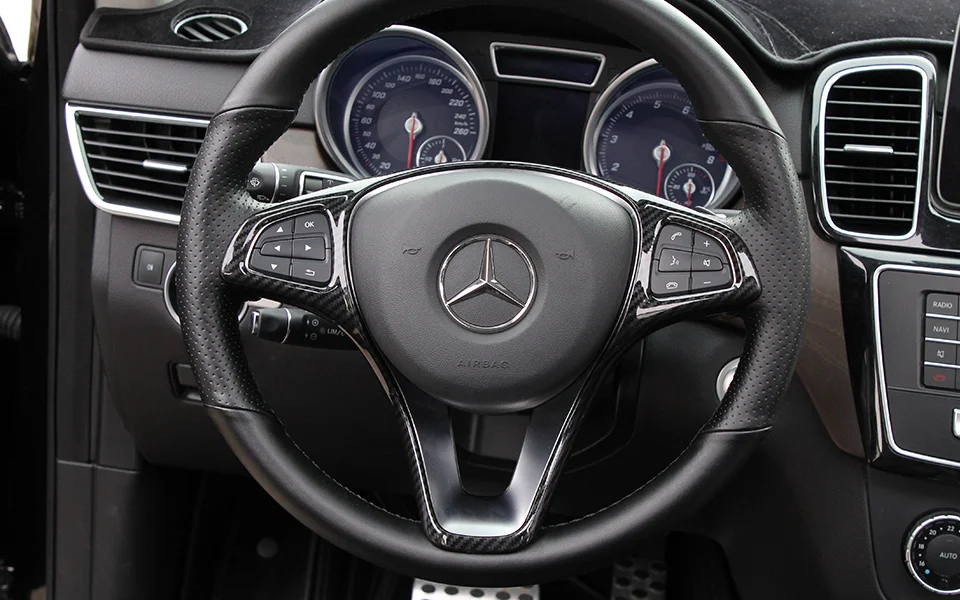 Для Mercedes Benz A B C E GLA GLC CLA GLE GLS Class Vito W176 W246 W205 W213 X156 C117 W639 наклейки на руль автомобиля