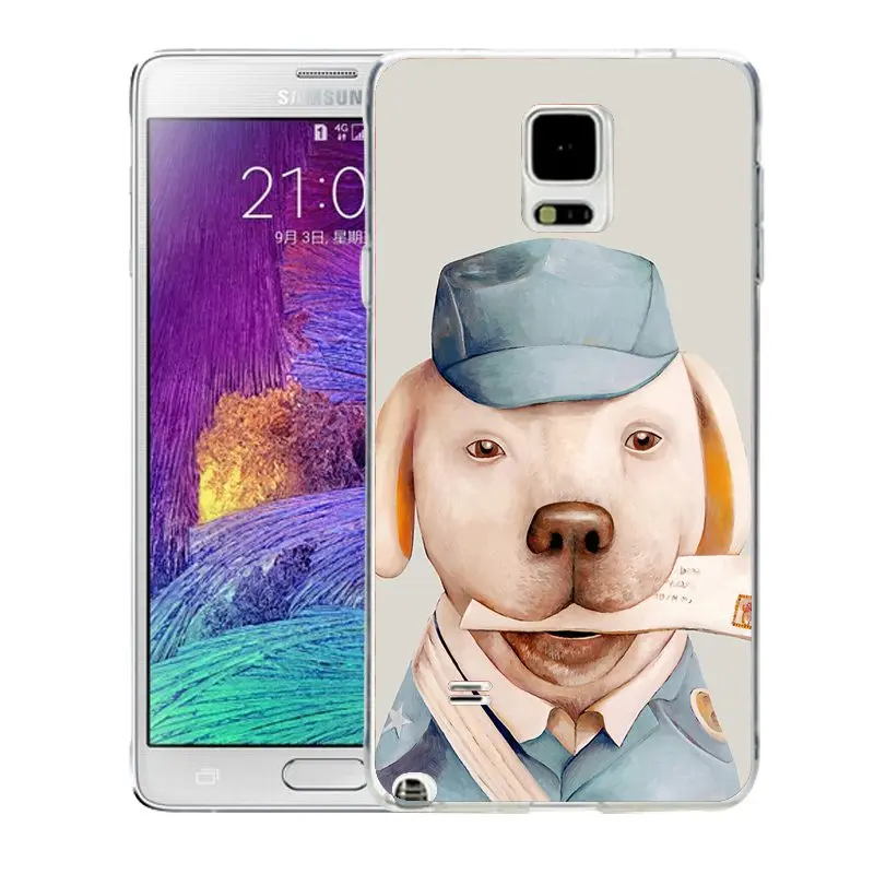 QMSWEI TPU Soft Phone Case For samsung Note5 S8 s6 s7 edge s4 s5 s3 C5 C9 note3 note4 S9plus Stitch Bone Dog Silicone Cover |
