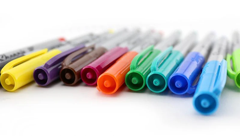 12 шт. Sharpie 37175 Marcador 12 цветов 0,5 мм Sanford Libre De Polvo Marcador Marca Pluma Marcador De color Conjunto De Marcador