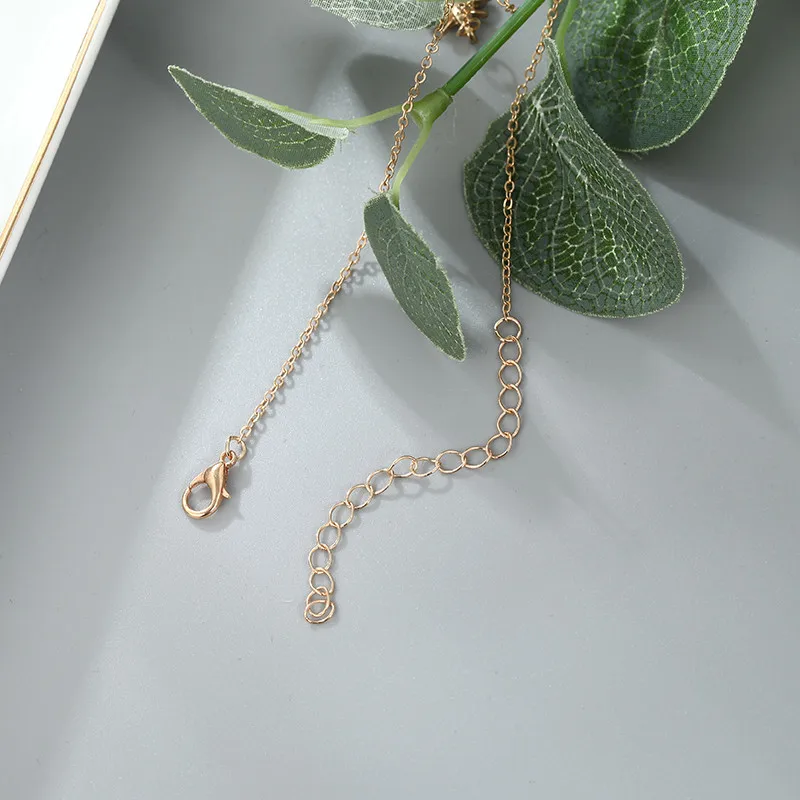 Женская цепочка с ананасовыми звездами летние пляжные украшения для ног