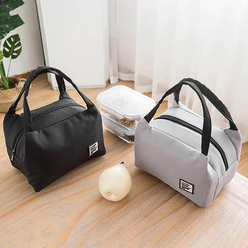 Новинка 2019 Термоизолированный Ланч бокс сумка тоут для еды контейнер школьные