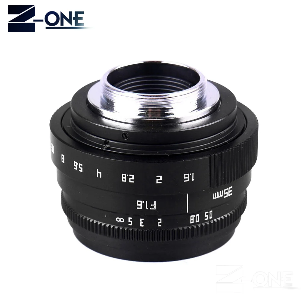 Новый объектив для камеры 35 мм F1.6 CCTV C Mount Lens + Hood kit Fuji Fujifilm|Объективы