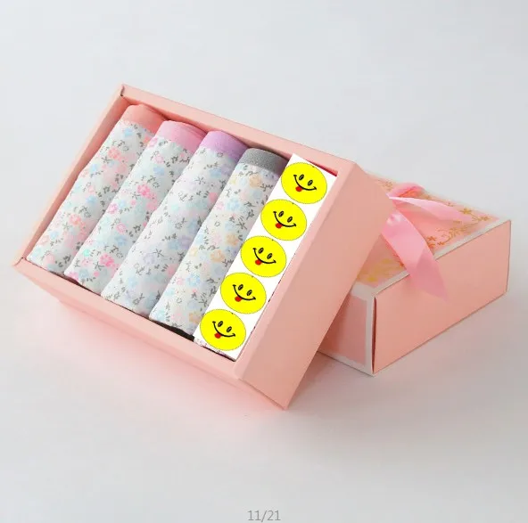 4pcs-252-11 4 шт./лот, женское нижнее белье, трусы, высокое качество, для девушек, сексуальные женские трусики, кружевные трусики для женщин, хлопковое Сексуальное белье - Цвет: 4pcs-252-11