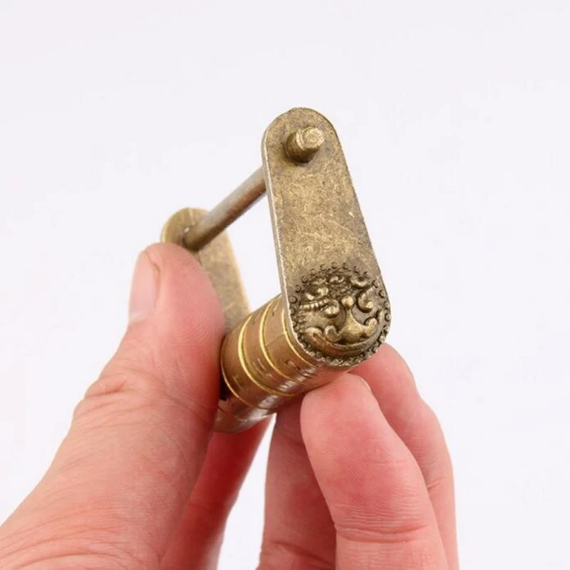 Винтажный замок из цинкового сплава с замком паролем в античном стиле