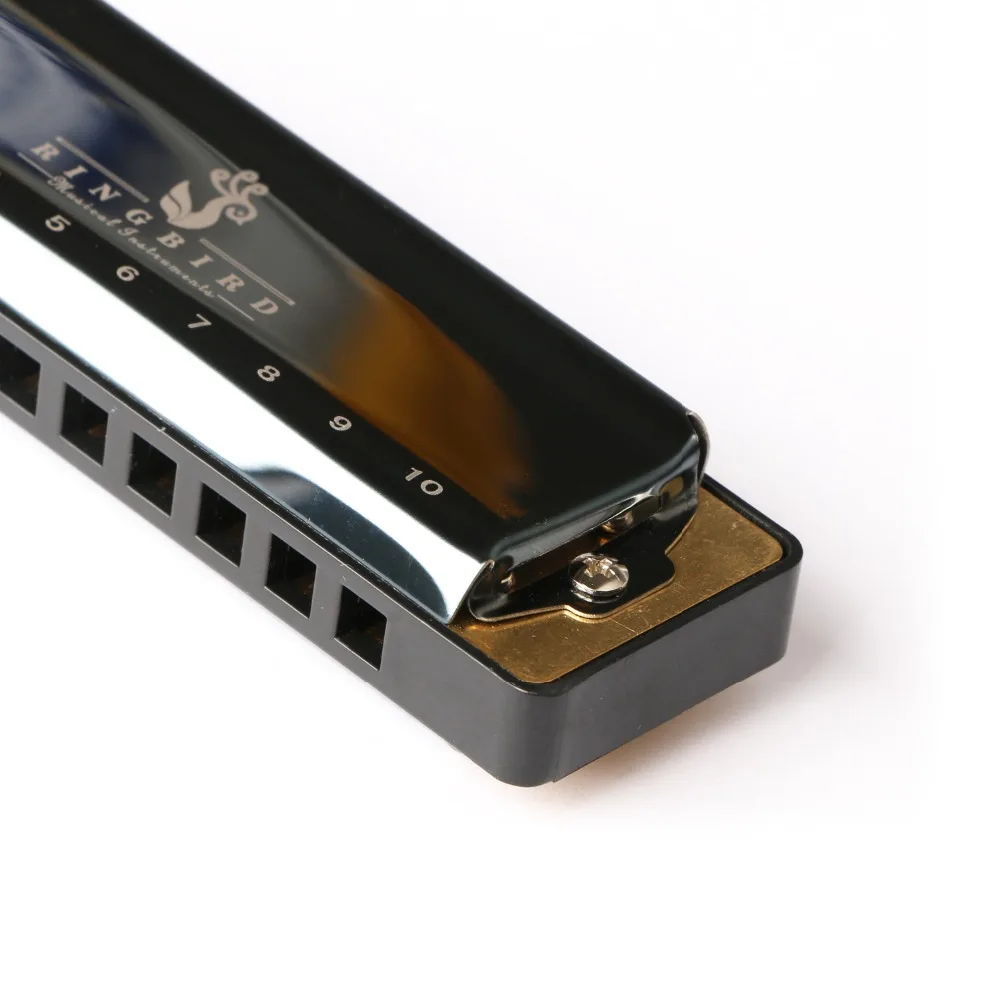 Профессиональные 10 hole diatonic blues harmonica C tune доступны три цвета|Губная гармошка| |