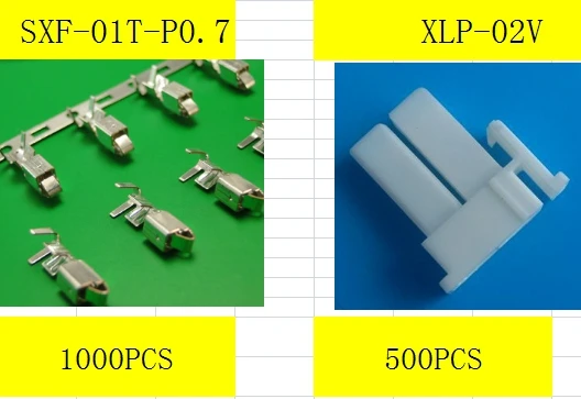 

Teminal SXF-01T-P0.7 = 1000PCS +Housing XLP-02V =500pcs Conncetors crimp socket header original part