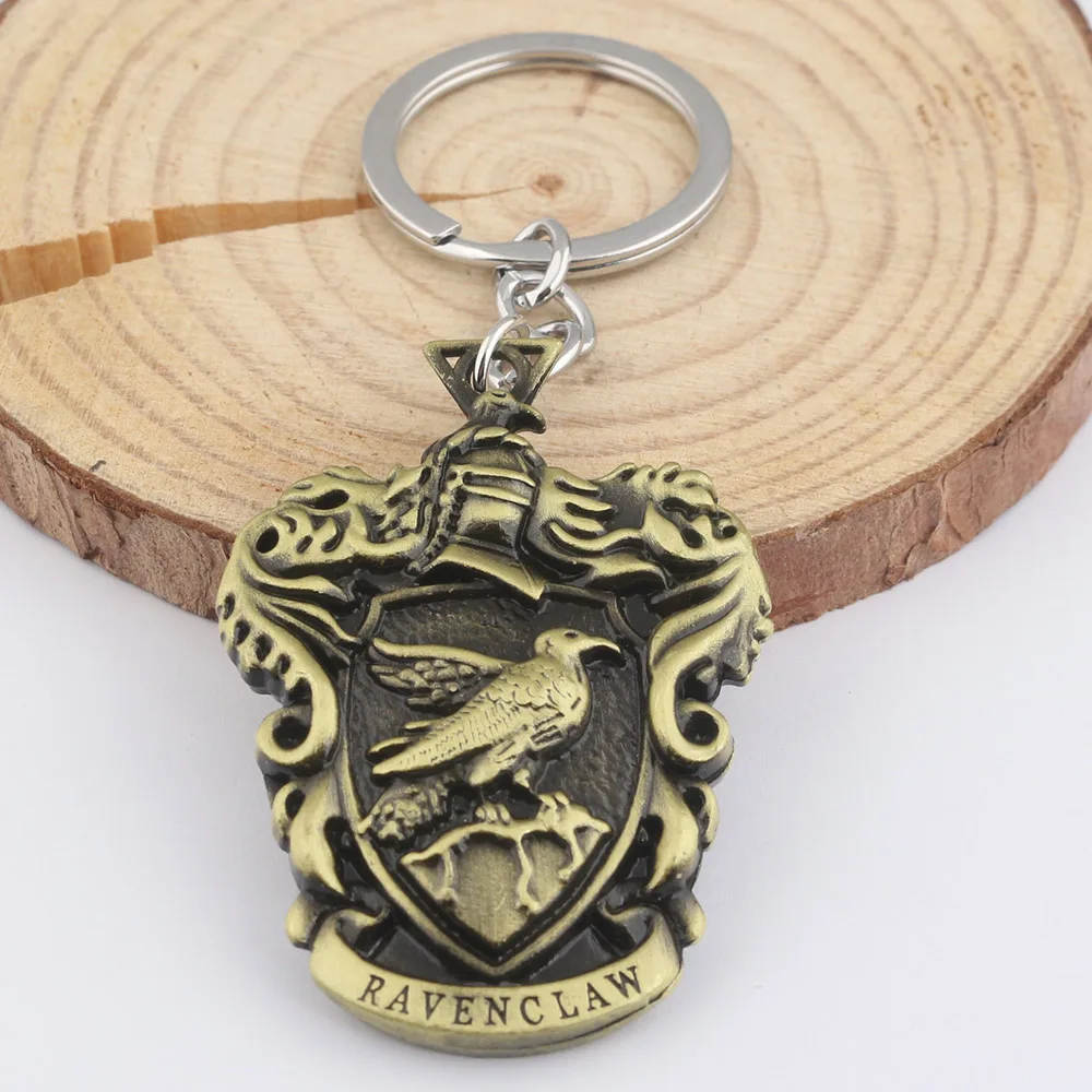 Фильм hp дом знак школы Хогвартс открывалка для бутылок брелок Ravenclaw Хогвартс Hufflepuff талисманы брелок для ключей на цепочке женские ювелирные изделия