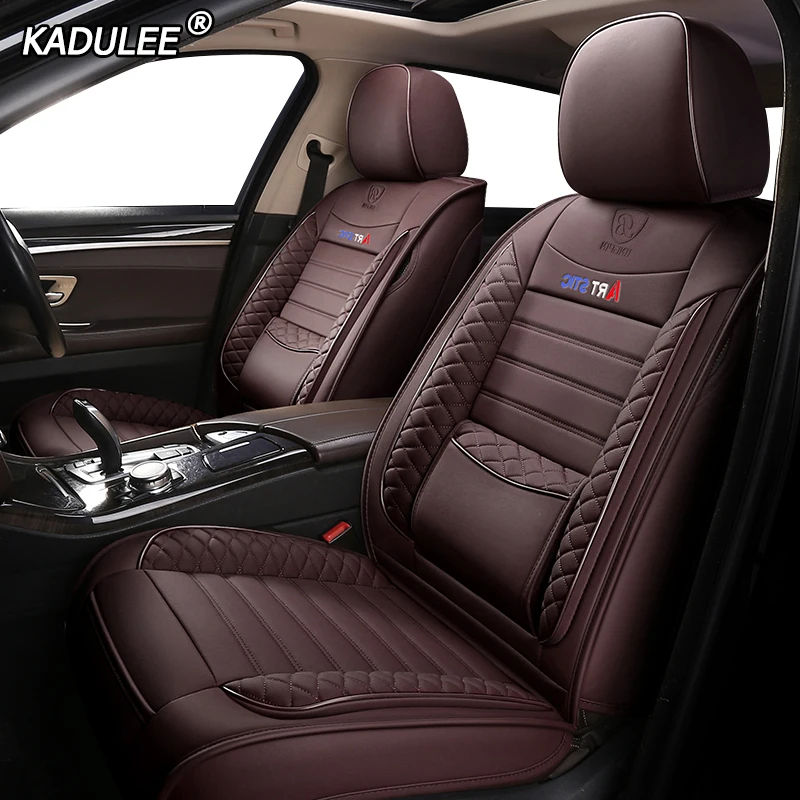 KADULEE кожаный чехол для автокресла mercedes benz w204 w211 w210 w124 w212 w202 w245 w163 cla gls gla glc A/B/C/E класс автокресла