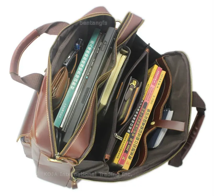 Роскошный итальянский чехол из натуральной кожи мужской кожаный для ноутбука