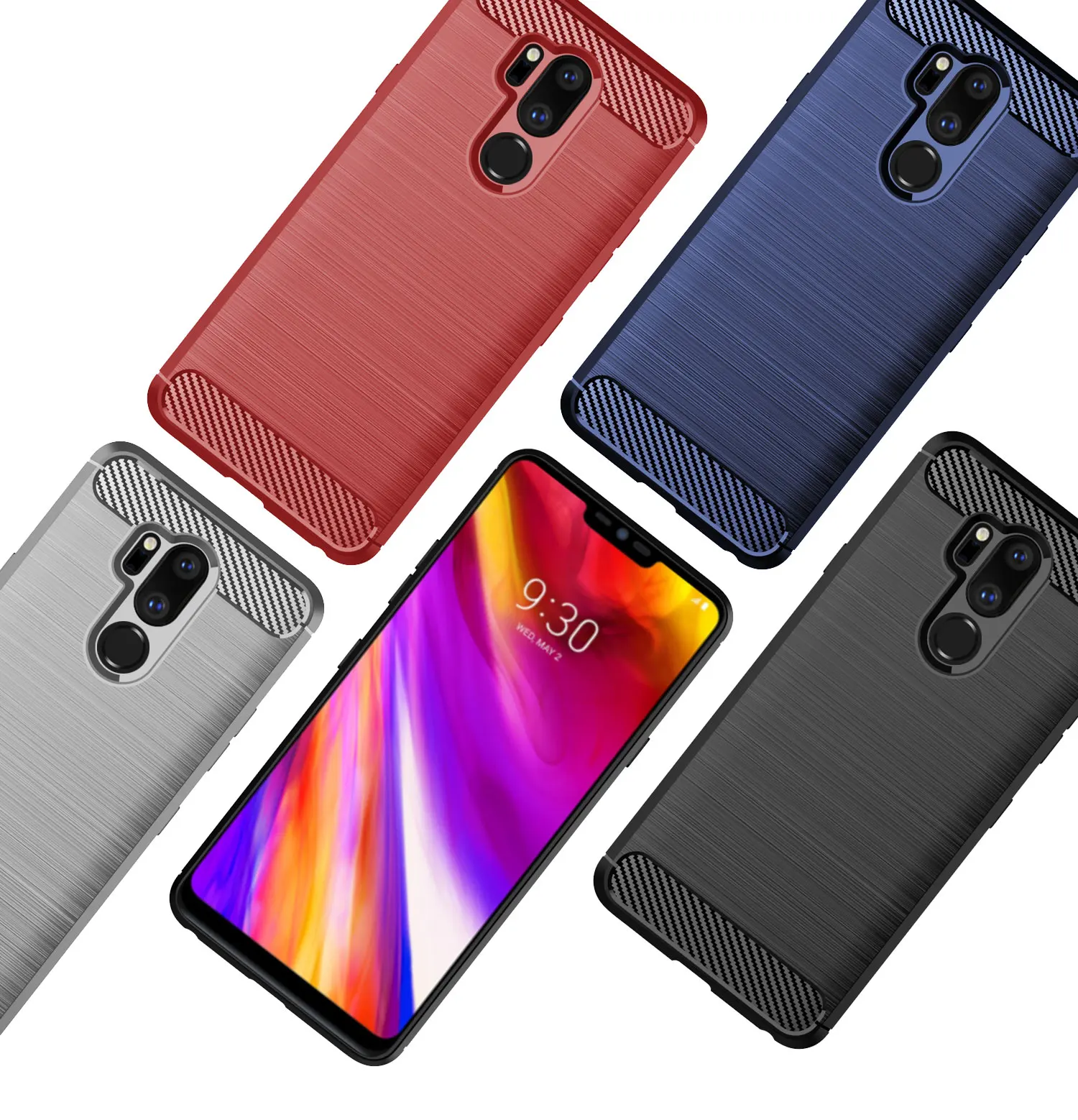 Тяжелых падение Чехол для LG V40 V30 V35 V30S плюс Q8 Q7 G6 G7 One Plus ThinQ Fit гармония 2 Корпус крышка|Чехлы-накладки| |