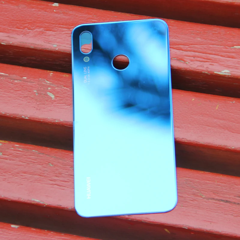 Стеклянный чехол для huawei P20 lite nova 3e, задняя крышка для двери, защитный чехол для телефона s