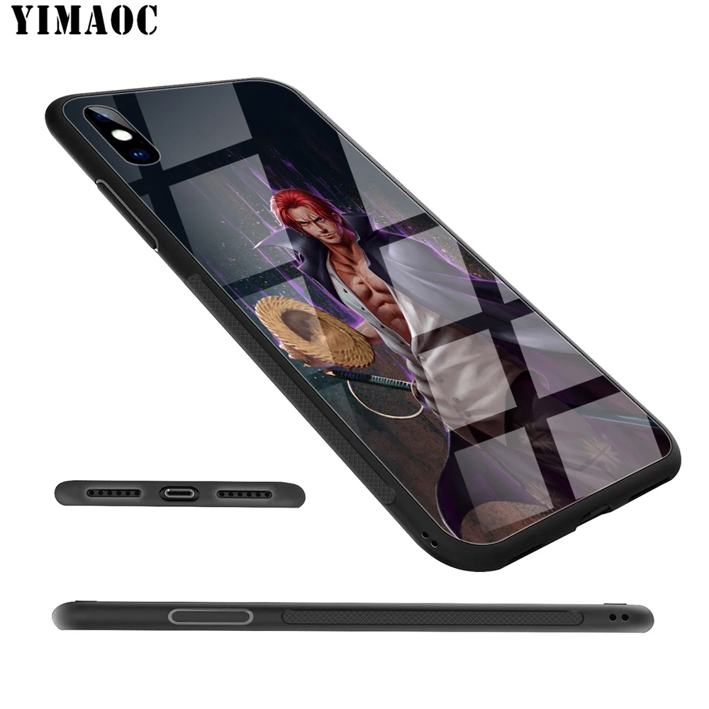 YIMAOC один Шанкс чехол из закаленного стекла для iPhone 11 Pro XS MAX XR X 8 7 6 6S Plus
