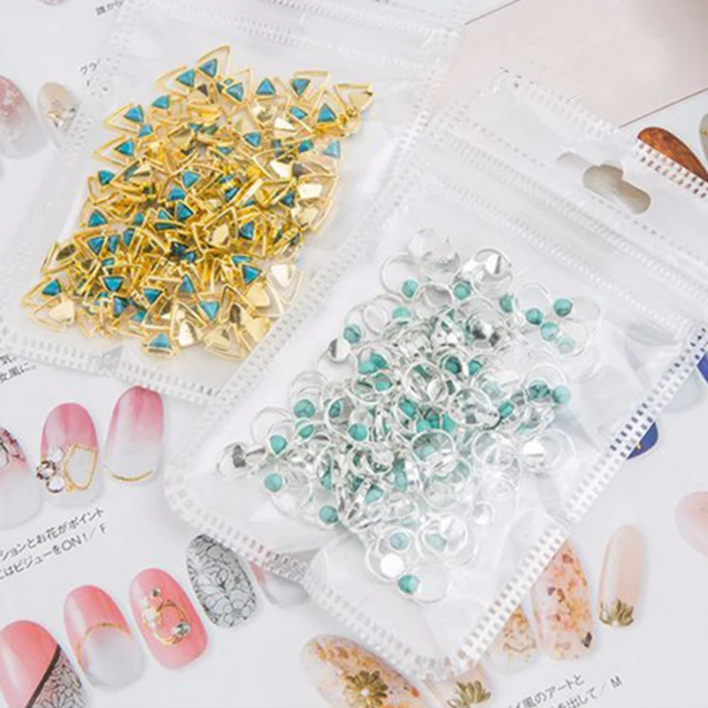 Mtssii 10 шт./упак. 5 типов Rainstone ногтей Книги по искусству желе алмаз полые горный
