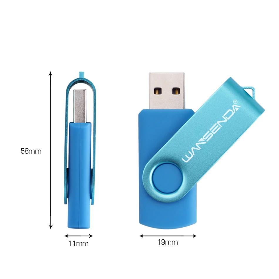 USB флеш накопитель Wansenda металлический 256 ГБ 128 Гб 64 32 16 8 4 ГБ|usb 2.0 pen drive|flash drivepen drive |