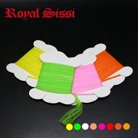 8 colorsset polypropylene floating yarn 1yards per card super fine dry fly fibers spinner wings fly tying parachutes materials