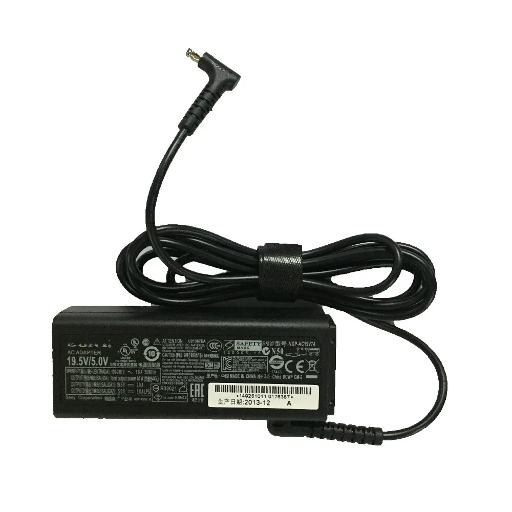 19 5 V 2A 40 Вт новый оригинальный зарядное устройство para Тетрадь VGP-AC19V74 VGP-AC19V73 для Sony