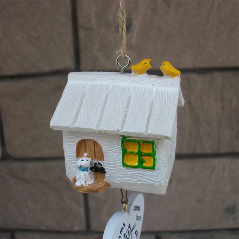 Креативный смоляный прекрасный дом ветер звонок с орнаментами мультфильм