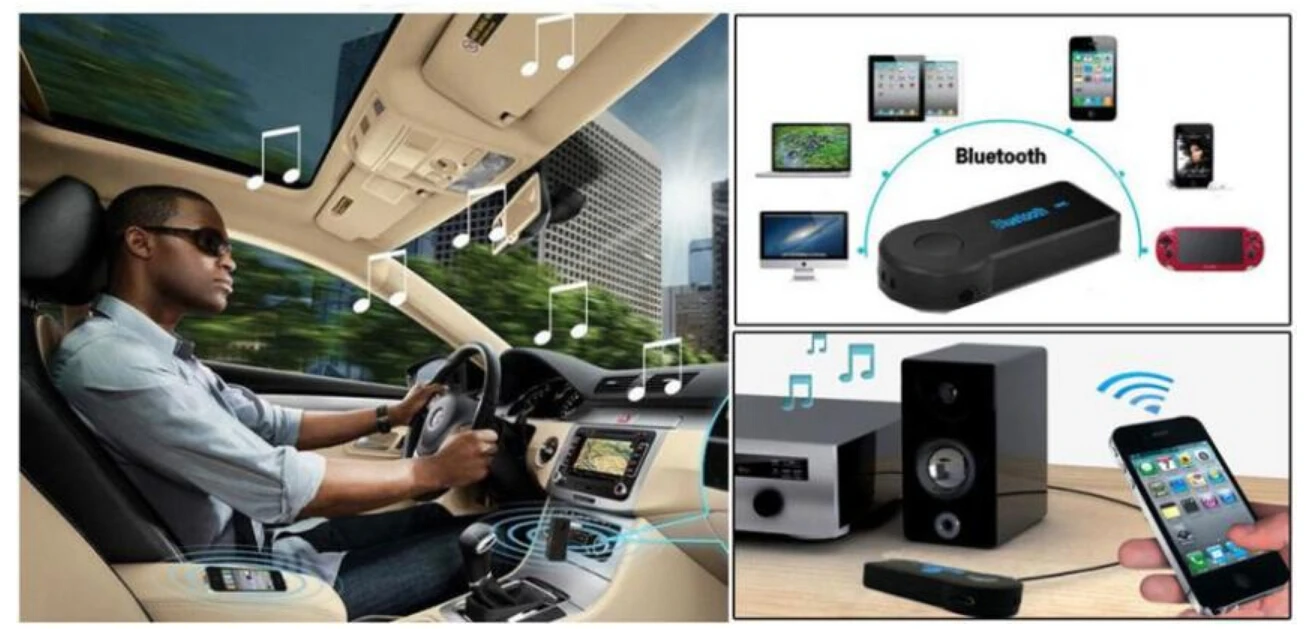 Универсальный аудио беспроводной Bluetooth приемник автомобильный музыкальный