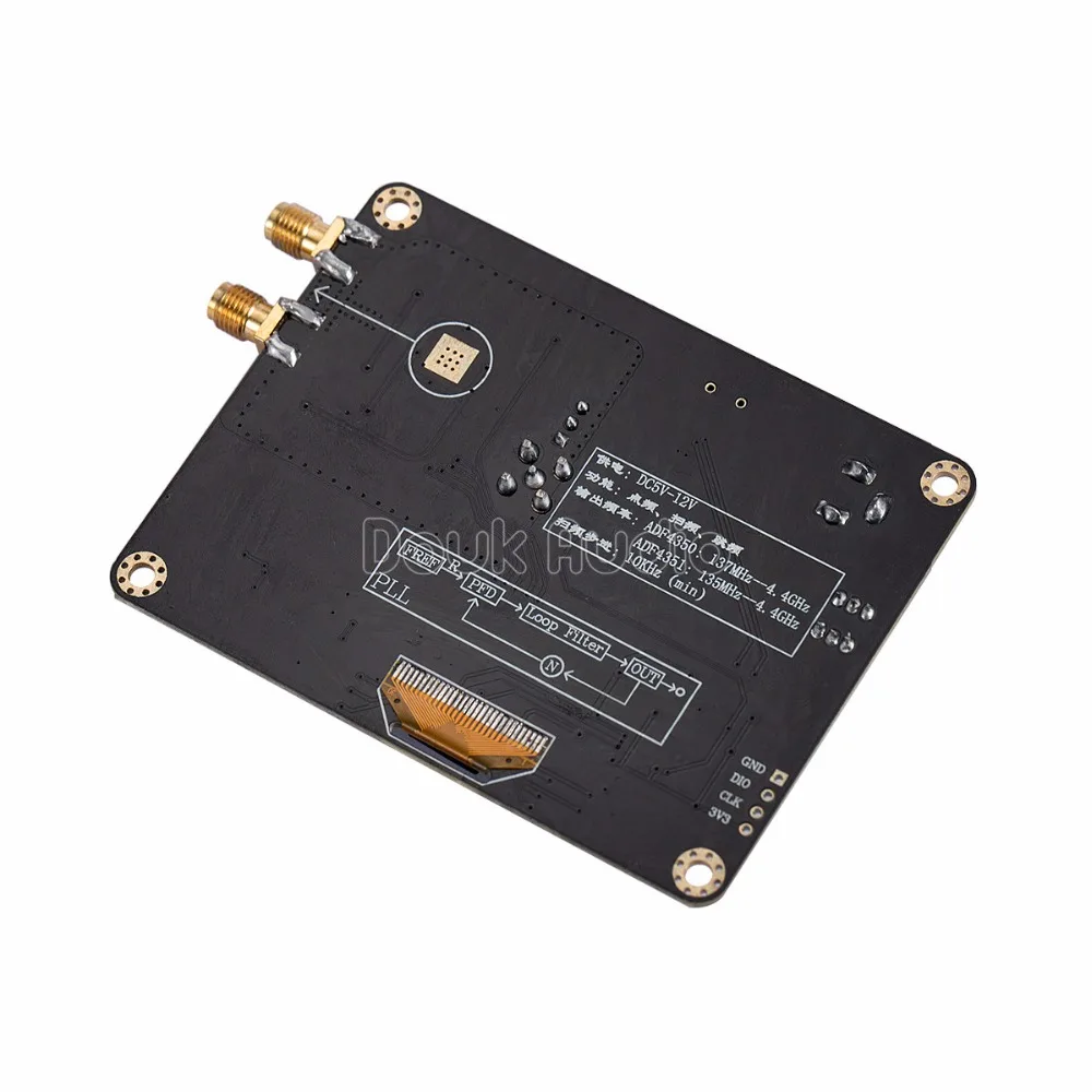 Модуль фазы заблокированной петли ADF4351 OLED STM32 MCU 35M 4 4G радиочастотный источник