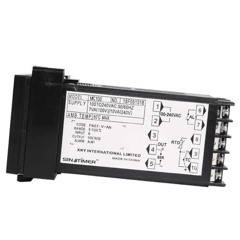 Power 100-240V AC Цифровой PID регулятор температуры термопары к PT100 вход 12 В DC Выход напряжения для SSR твердотельные реле отопления или охлаждения - Цвет: Power 100-240V AC