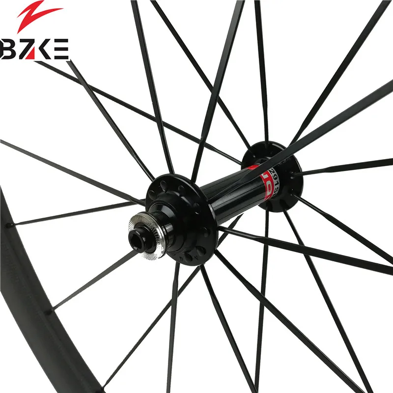 BZKE 700c Углеродные колеса для шоссейных и гоночных велосипедов комплект колес Novatec