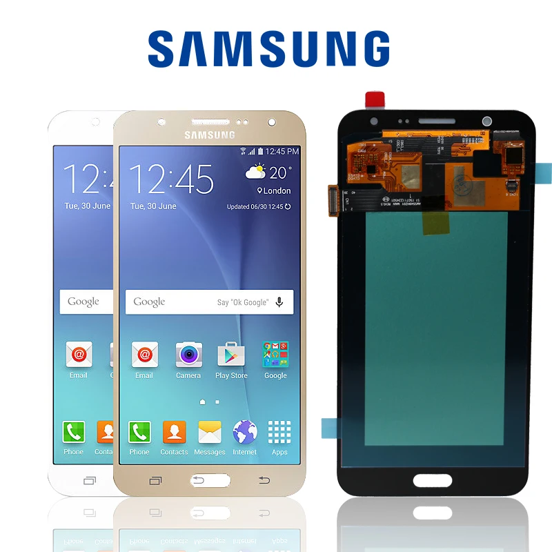 5,5 ''дисплей Super AMOLED для SAMSUNG Galaxy J7 lcd J7 J700 J700F J700H J700M сенсорный экран дигитайзер Замена