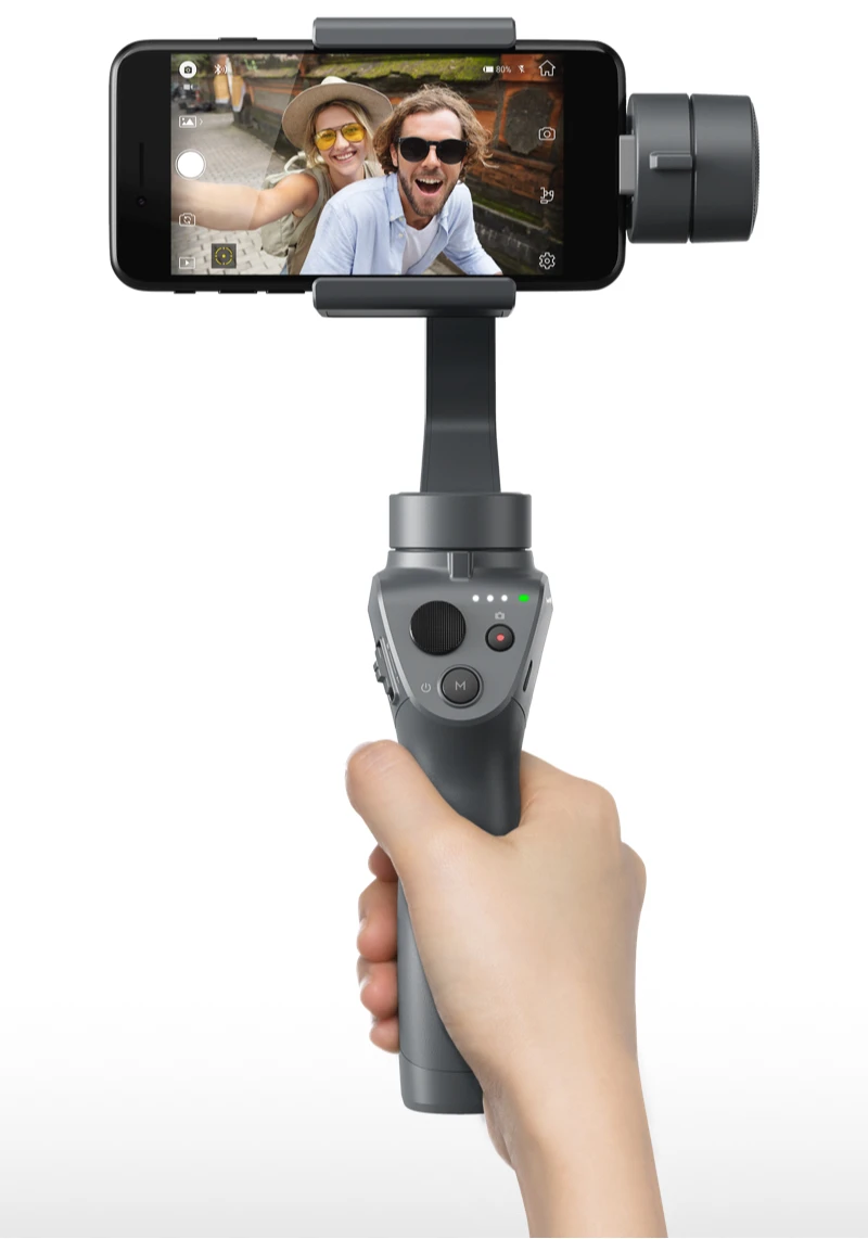 DJI Osmo мобильный 2 ручной Gimbal 3 осевой стабилизатор для телефона iPhone 8X Samsung Huawei Xiaomi