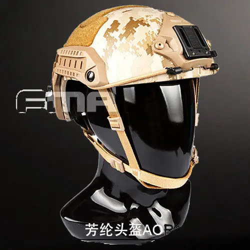 Баллистический шлем FMA LVL IIIA из арамидного волокна морского типа OPS AOR1 L/XL|kevlar
