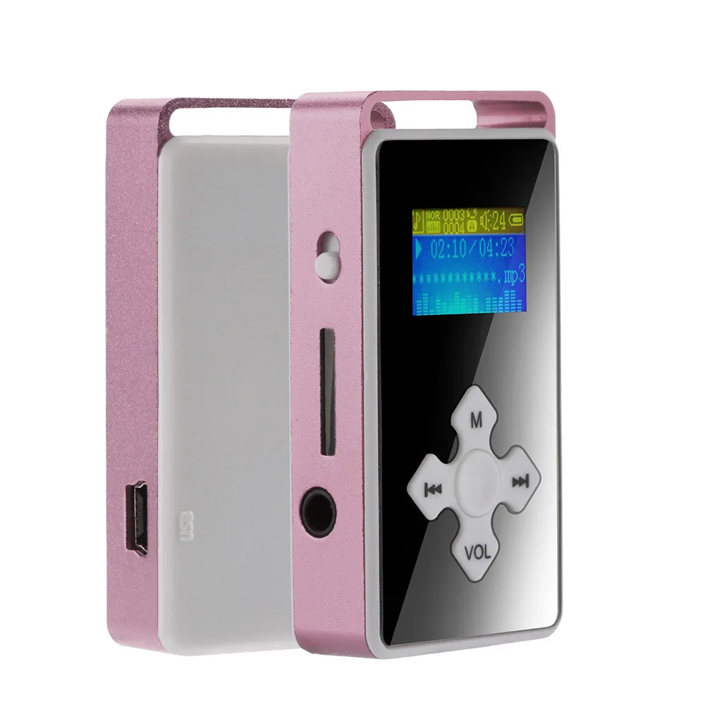 Usb HiFi музыкальный плеер MP3 walkman воспроизводитель цифровой MP3 плеер ЖК-экран Поддержка Micro SD TF карта 32G зеркальный музыкальный медиа