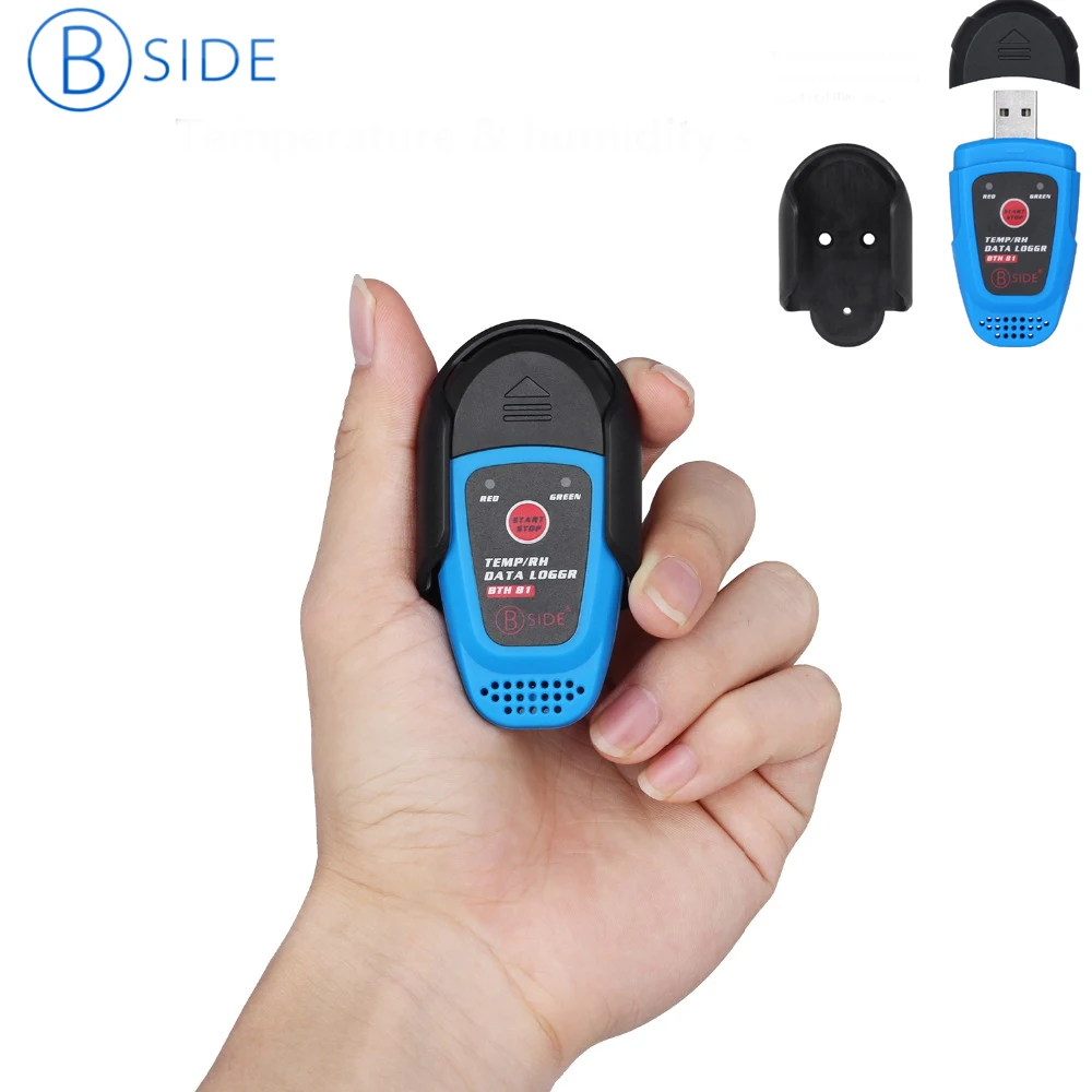 

BSIDE BTH81 Relative Humidity Temperature Recorder -40~70C TEMP/RH Data Logger Thermometer Hygrometer Moisture Meter with USB