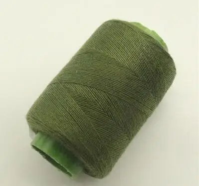 army green 10 шт. радужные закрученные полиэфирные нити оверлок швейная машина нить пряжа для вязания полиэфирный швейный комплект оверлок ZL5 - Цвет: army green