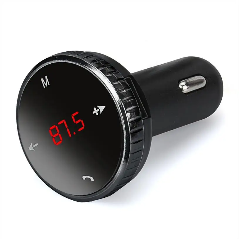 Беспроводной Bluetooth LCD FM передатчик модулятор Автомобильный комплект MP3 плеер SD