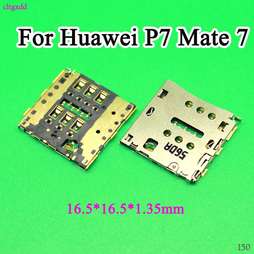 Cltgxdd Новый гнездо для sim карты Huawei P7 Mate 7 кардридер лоток Разъем|Соединители| |