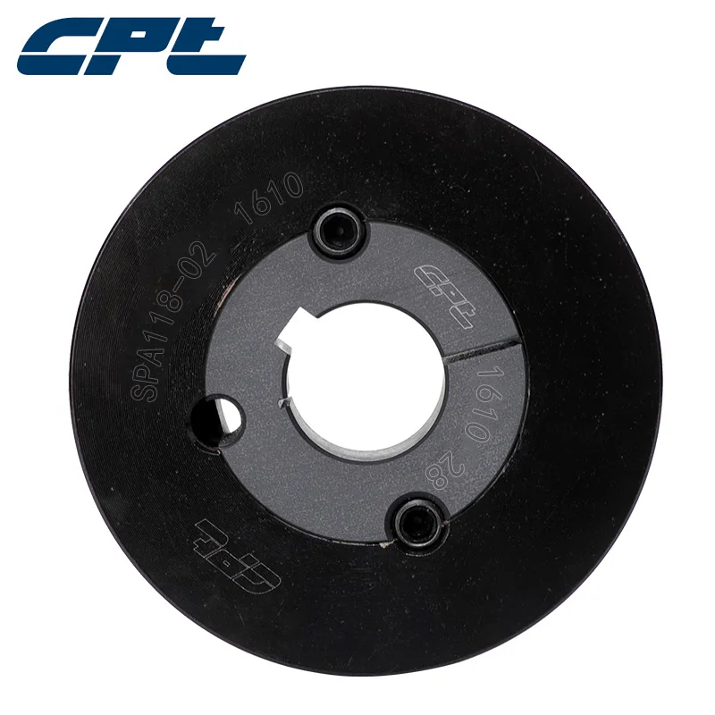CPT SPA 2 groove Малый двигатель v belt шкивы 123 5 мм наружный диаметр 118 Шаг конус скучно SPA118