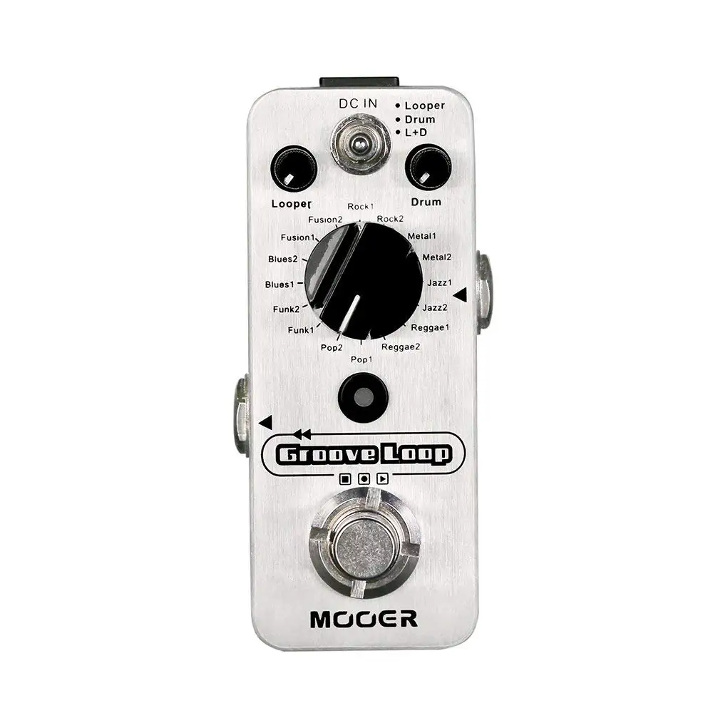 Mooer паз петля барабанная машина и педаль петлителя в одной педали серебро