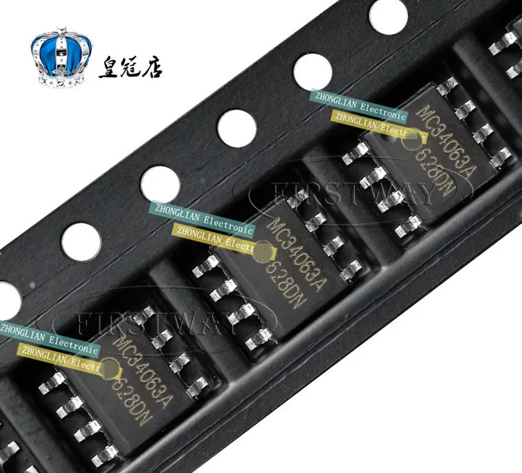 

Бесплатная доставка 50 шт. MC34063A MC34063 34063 SOP8 SMD
