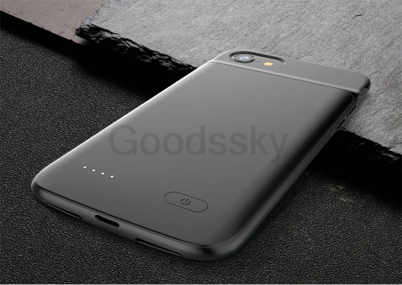 Для iPhone 6 6s 7 8 Plus чехол для зарядного устройства для iPhone X XS Max XR тонкий силиконовый резервный блок питания зарядное устройство задняя крышка аудио