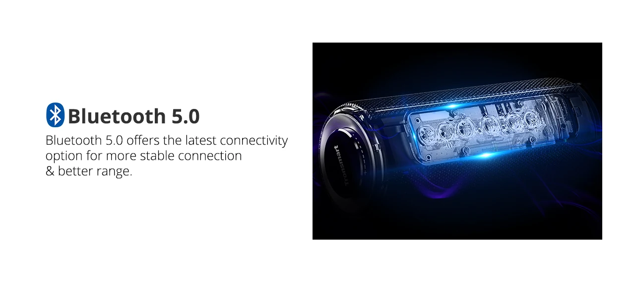 Tronsmart T6 Plus Bluetooth динамик до 40 Вт беспроводной Саундбар Bluetooth 5,0 IPX6 Водонепроницаемый динамик TWS для Iphone, Xiaomi