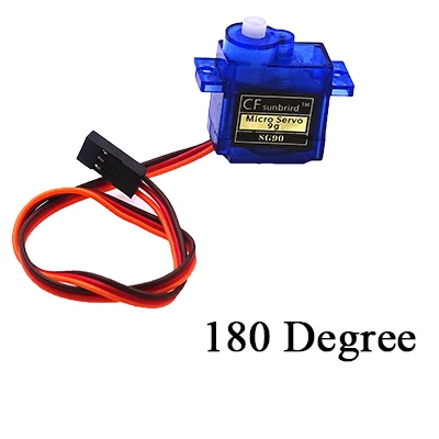 SG90 180 1 шт. синий Rc Мини Микро сервопривод 9g SG90 Для RC 250 450 Вертолет самолет автомобиль Лодка дропшиппинг - Цвет: SG90 180