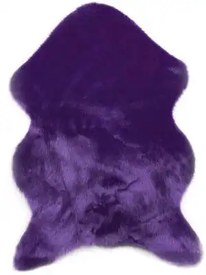 purple Мех Искусственная овчина ковер с длинным ворсом для гостиной спальни ковры кожа мех простые пушистые коврики моющиеся спальни искусственный коврик 45 - Цвет: purple