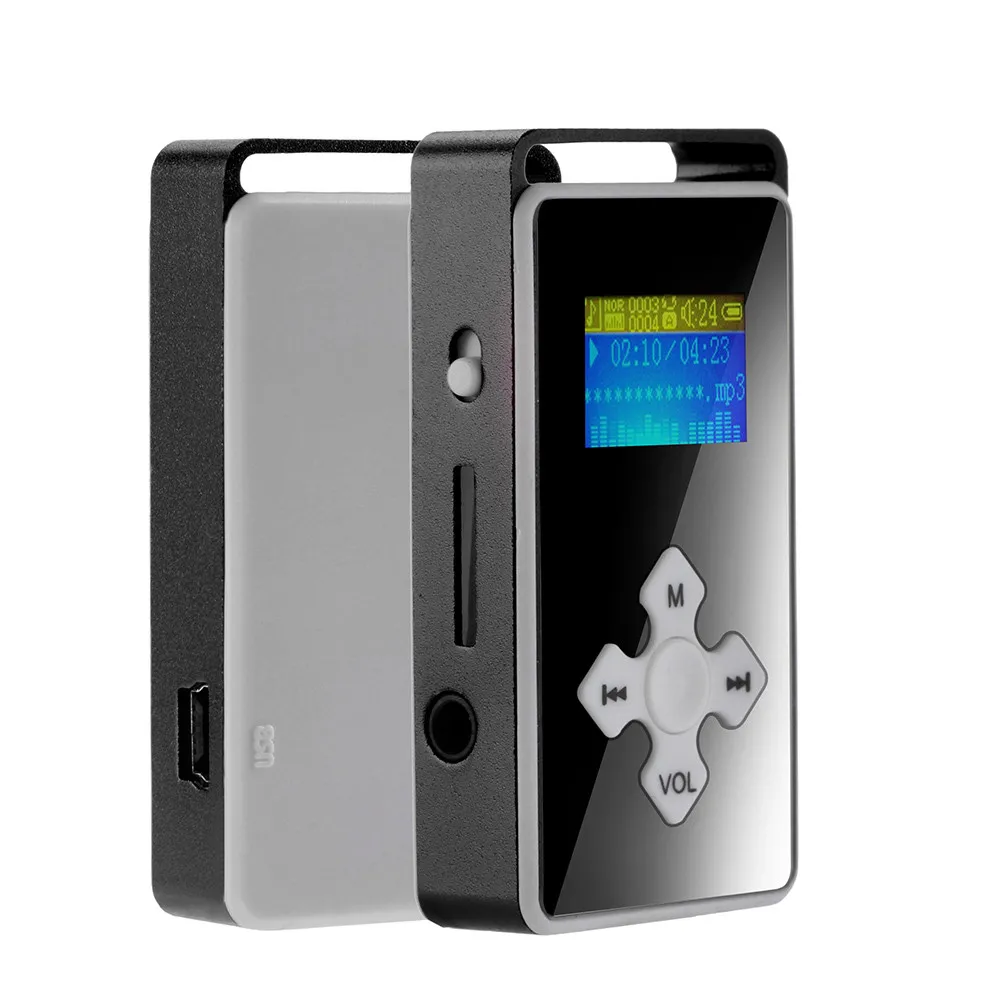 A Usb HiFi музыкальный плеер MP3 walkman воспроизводитель цифровой MP3 плеер ЖК-экран Поддержка Micro SD TF карта 32G зеркальный музыкальный медиа - Цвет: A