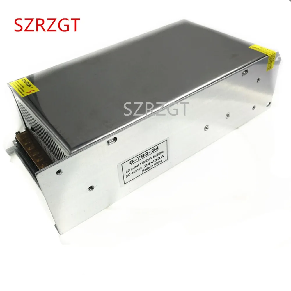 Импульсный источник питания DC24V 33A 800 Вт светодиодный трансформатор драйвера 220 в