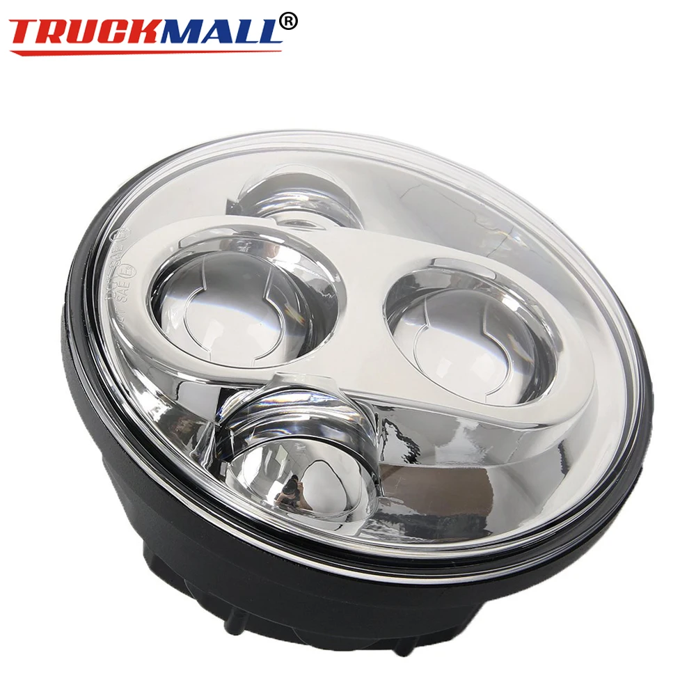 12 V DC 5 75 &quotHID светодиодные фары дальнего/ближнего света 3/4&quot передние для дюймов