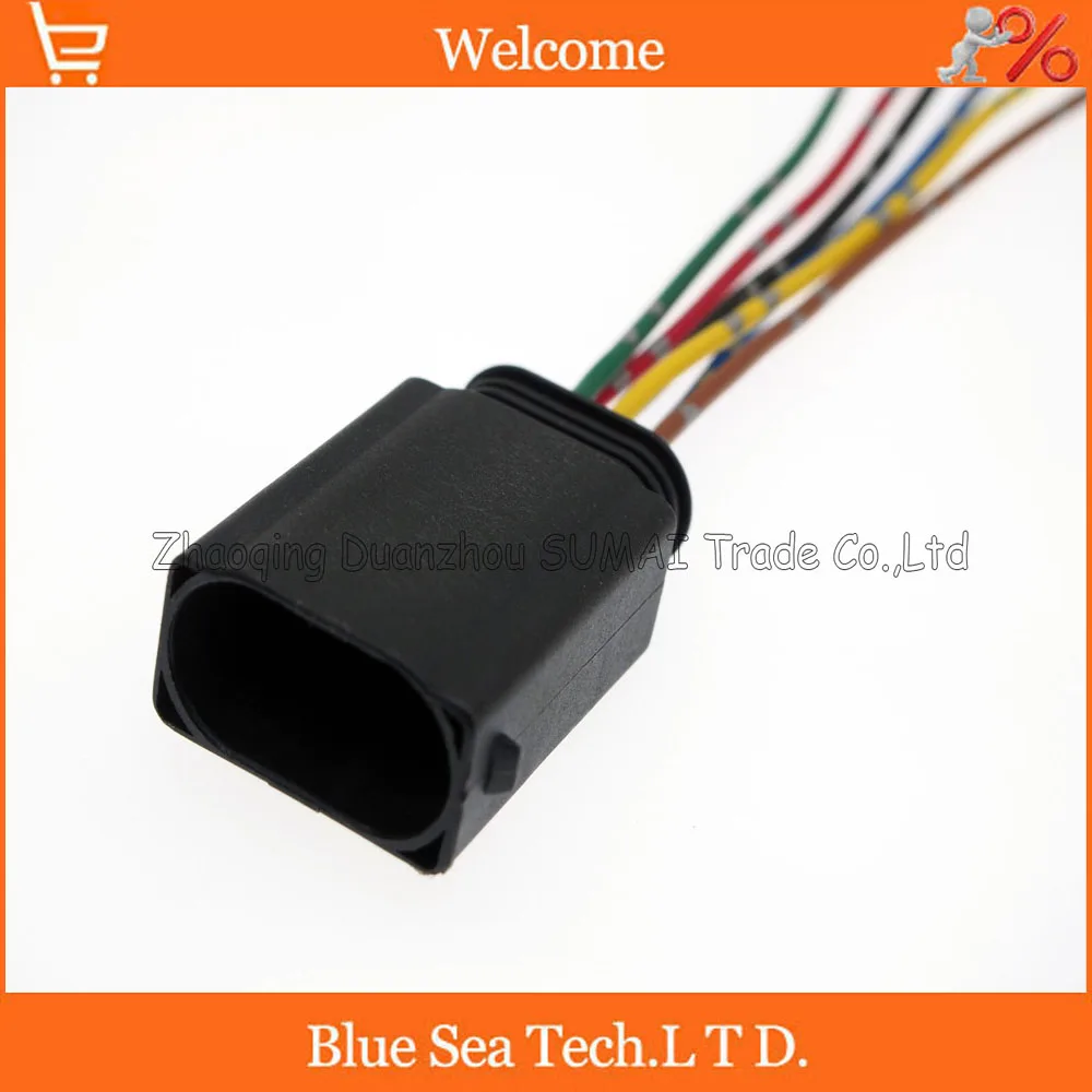 5 шт. 6 контактов мужские автомобильные ограничители с кабелем фоторазъем для BMW