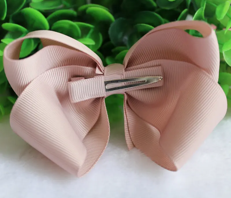4 inch 15 pcs/lot cute hair bows polyester grosgrain ribbon hairbows with clips colors | Дом и сад