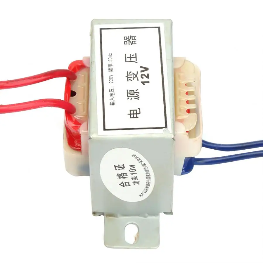 Высоковольтный трансформатор изоляции AC 12 V/24 V Выходное напряжение 10W Вход 220V 50Hz