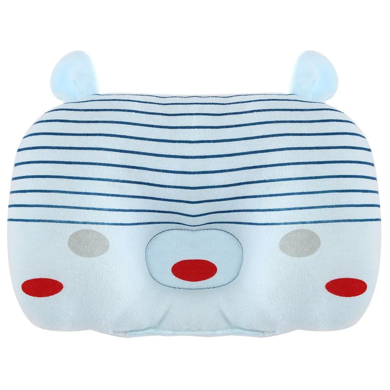 Cartoon Anti-rollover Head Positioner Sleep Shaping Pillow Pure Cotton Newborn Shape Anti-bias 0-1 Years Old | Мать и ребенок