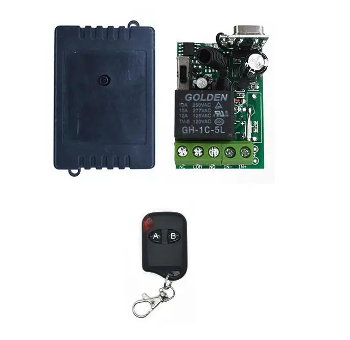 DC5V 1 ch рабочее напряжение дистанционный переключатель 5V 10A реле Мини беспроводной