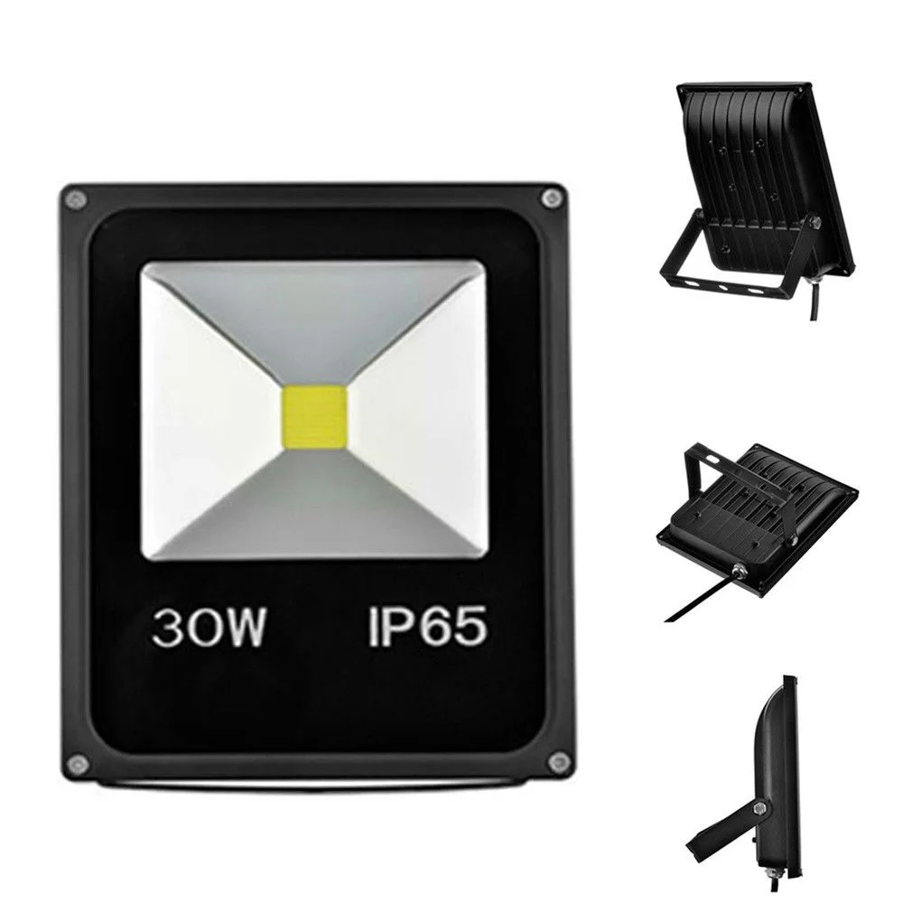 Светодиодный прожектор 10 W/20 W/30 W/50 W AC 85 V-265 V IP65, профессиональная лампа для наружного освещения, настенный прожектор, водонепроницаемый